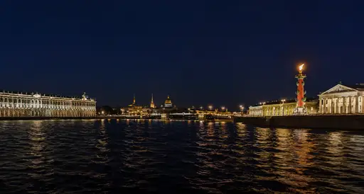 Ночная экскурсия на теплоходе "Ночной Петербург"