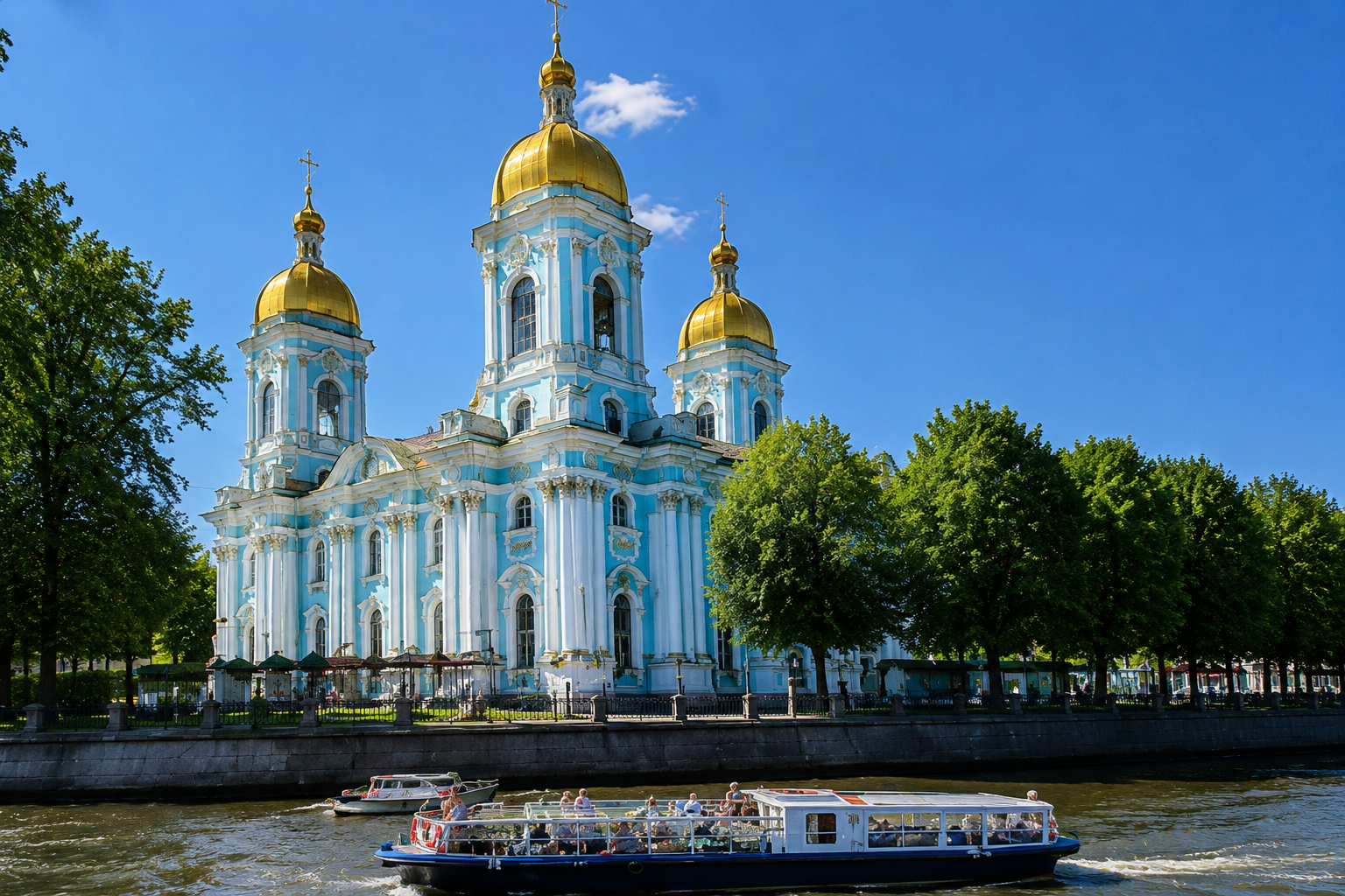 Прогулка по рекам и каналам «Купола Петербурга»